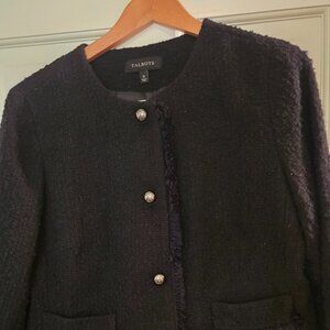 Talbots Gorgeous Fully Lined Tweed Jacket. Gently used like new! Classic. Size 1